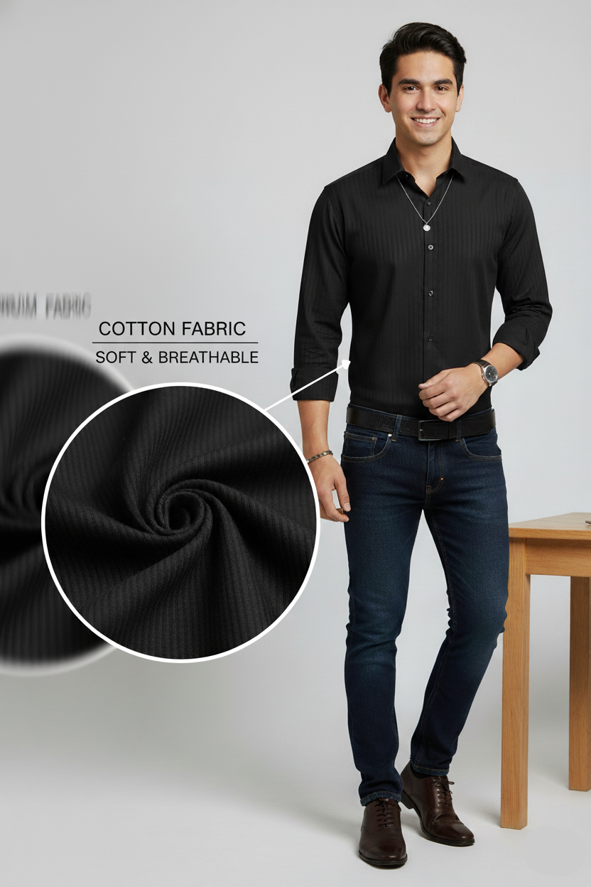 Black Formal Shirt
